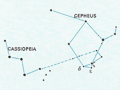 location of Delta Cephei