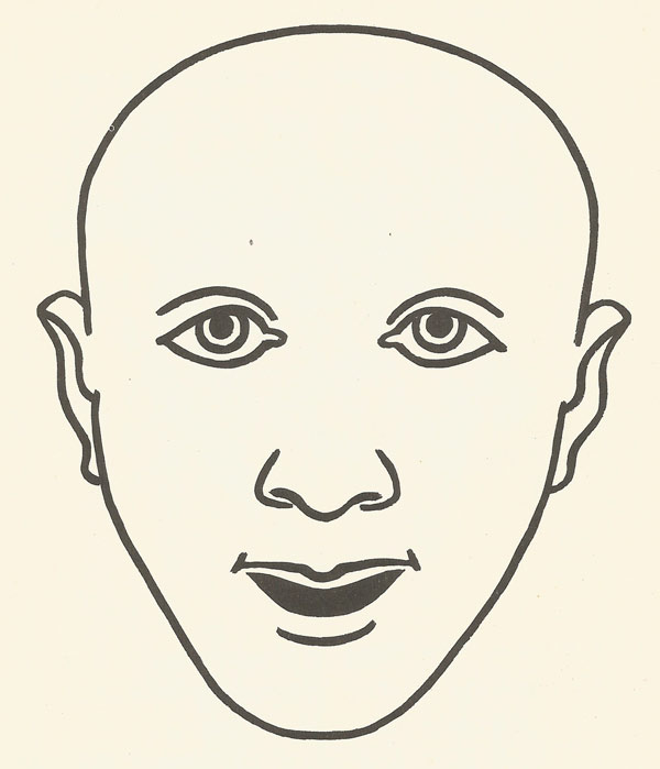 iron filing face toy