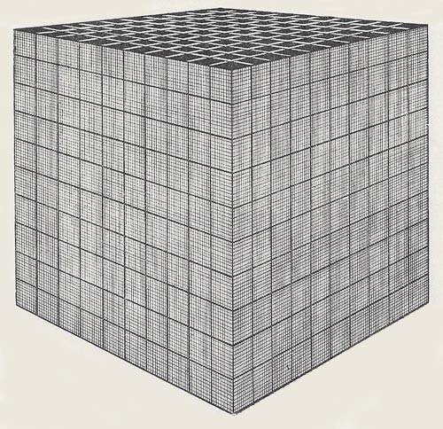 a million small cubes
