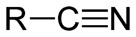 Nitrile group.