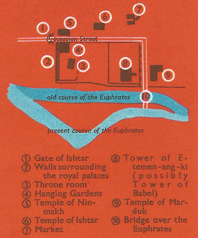 Plan of the city of Babylon