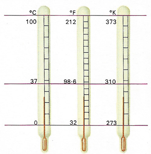 Temperature scales