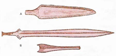 Bronze Age weapons