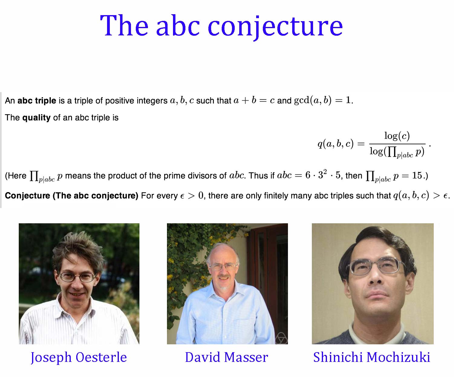 abc conjecture