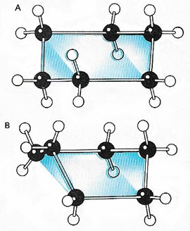 Cyclohexane conformations