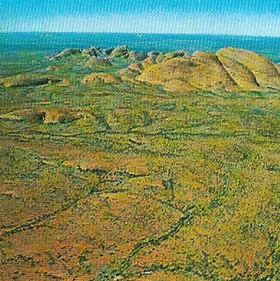 Peneplain in the Northern Territory of Australia.