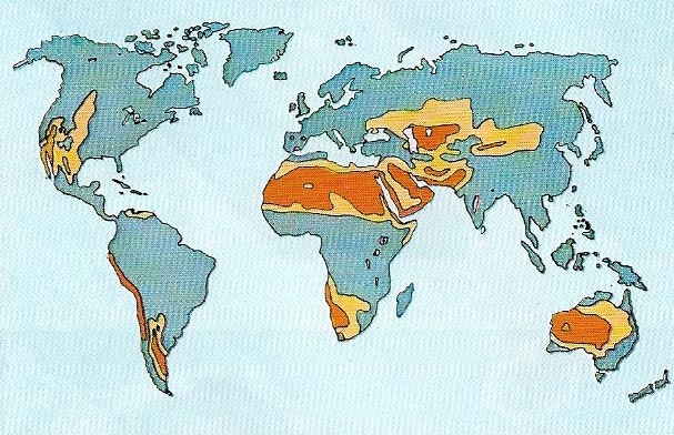 World's hot deserts