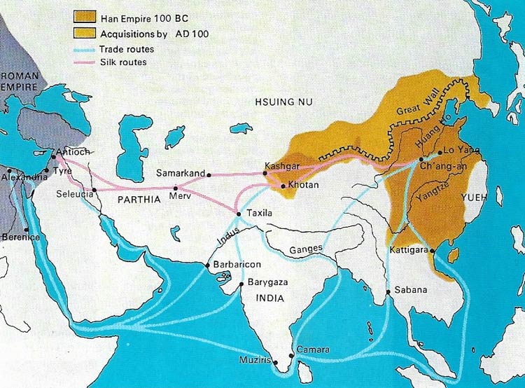 China expanded under Han rule, after unification by Ch'in.