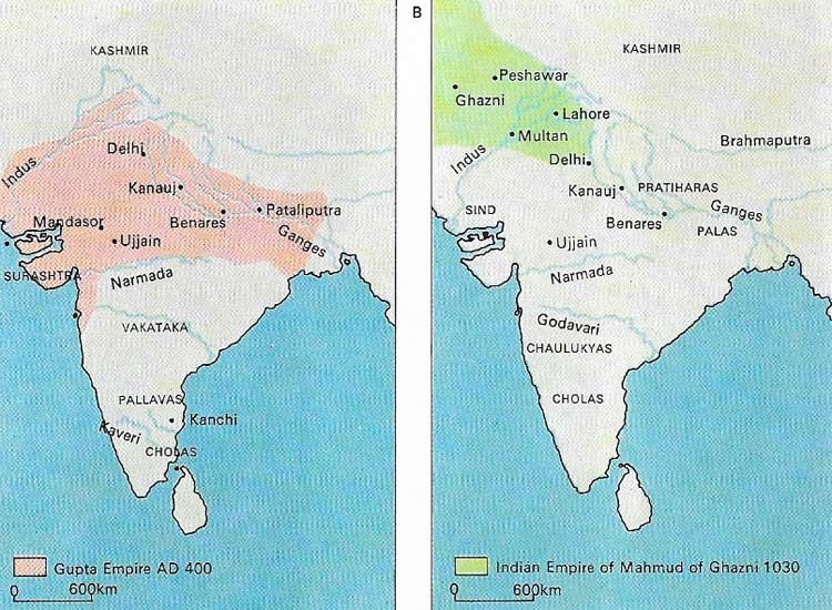 Although the Gupta Empire represented the peak of classical Indian culture, its influence hardly reaches the south. After its fall, the north was rarely United, while the Pallava and Chola dynasties brought continuity to the south.