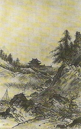 Sesshu (1420-1506) was a painter who has visited China and learned the art of ink painting from Chinese painters.