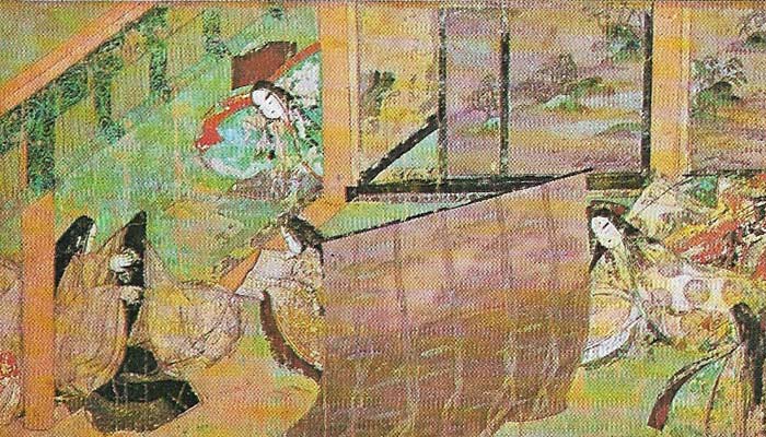 The Tale of Genji, a 10th-century novel, by Murasaki Shikibu, was illustrated in the Yamato-e style in the 12th century.