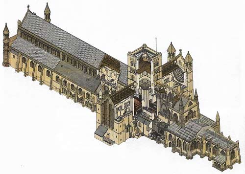 The Abbey Church of St Albans is one of the greatest Norman buildings.