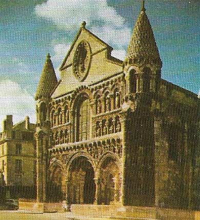 The west facade of Notre-Dame-la-Grande, Poitiers (c. 1140), is considered to be one of the finest in western France.