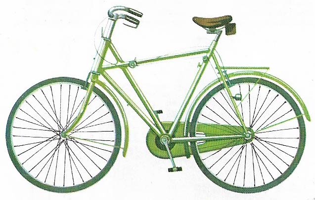 The Rayleigh Safety bicycle of 1901 had an all-steel frame joined by a new brazing process.