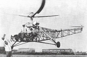 The VS-300, built by Igor Sikorsky, was the first practical helicopter. 