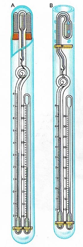 Deep-sea rversing thermometers