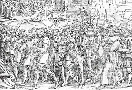 Foxe's Book of Martyres (1563) is an account of the persecution of English Protestants since the 14th century.