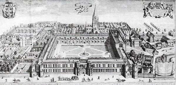 Christ Church (Cardinal's College), at Oxford was founded by Cardinal Wolsey in the 16th century..