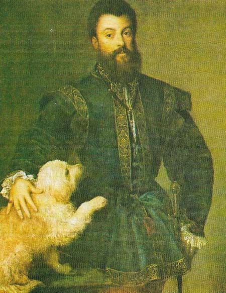 Federico Gonzaga, painted by Titian c. 1528, was the son of Isabella d'Este and spent his youth at the court of Julius II.