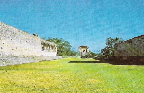 The Great Ball-court at Chichen Itza was the largest in Mesoamerica.