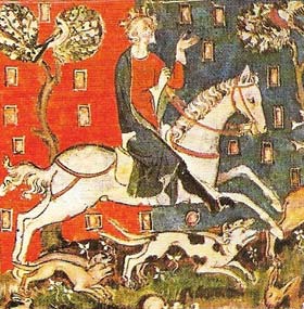 Hunting was an overriding passion for King John.
