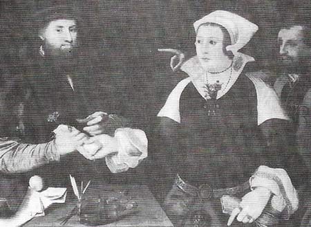 Margaret Tudor lacked the political drive and skill of her brother, Henry VIII, while sharing similar marriage difficulties.