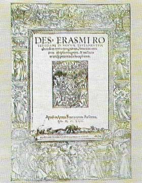 The translation of the New Testament by Erasmus (1466-1536) was an example of Catholic efforts to reform the Church from within.