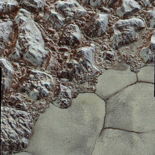 Pluto interior, hypothetical. Credit: Lunar and Planetary Institute