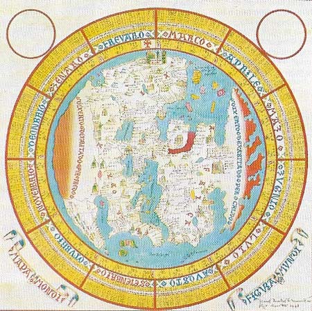 This Venetian map of 1448 shows how the typical medieval
