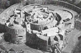 Walmer Castle, Kent, was one of the fortresses built by Henry VIII in 1539 as part of a system of coastal defence during a brief alliance of his enemies the Emperor Charles V and Francis I of France.