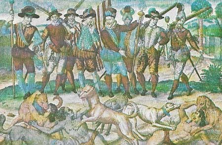 Spanish cruelty towards the Indians was notorious. Brief Relation of the Destructions of the Indies by Bartolome de las Casas, which became a bestseller during the 16th century, helped to foster and disseminate this 'black legend'.