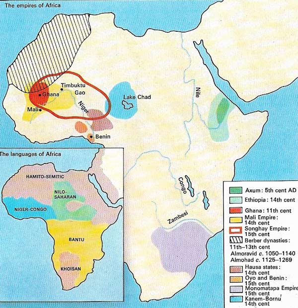 The population of sub-Saharan Africa is mostly Negroid, although Khoisan, in the south, are smaller peoples of different origins.