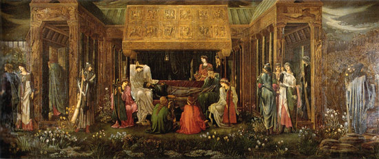 Last Sleep of Arthur in Avalon by Edward Burne-Jones