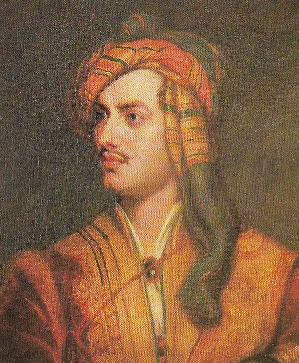 Lord Byron, who raised an army in the cause of Greek independence, died of fever at Missolonghi in 1824.