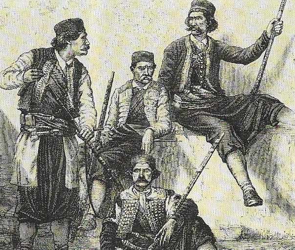 Montenegrins like these raided towns that the Turks held.