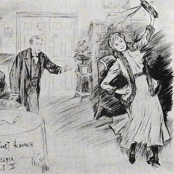 Nora Helmer, here dancing the tarantella, was the central character of Ibsen's most controversial play, A Doll's House (1879).