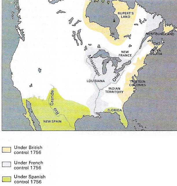 North America 1756.