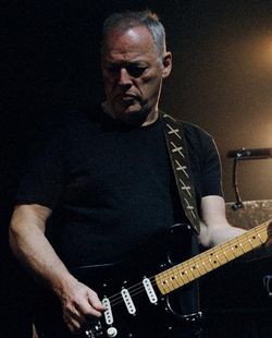 David Gilmour and Fender Stratocaster