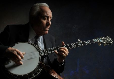 Earl Scruggs playing the banjo