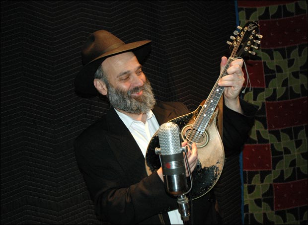 Andy Statman with his 1923 Gibson snakehead mandolin