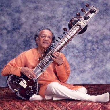 Ravi Shanker playing the sitar