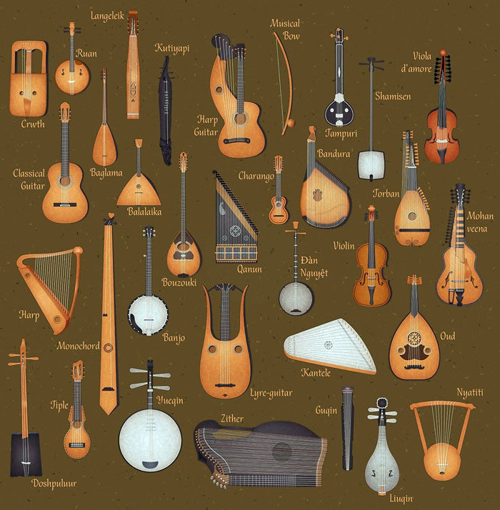 traditional stringed instruments from around the world