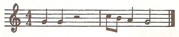 one note used for one rest