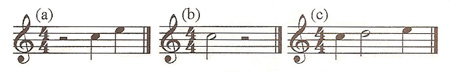 two-beat rests
