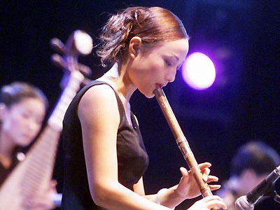 Front cheap blown flute